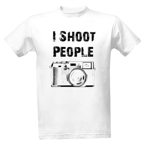 Tričko s potiskem I Shoot People 2