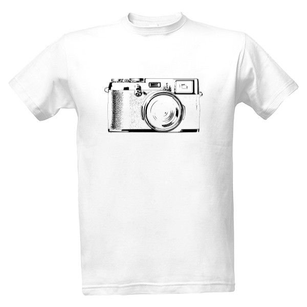 Tričko s potiskem Ilustrace fotoaparátu